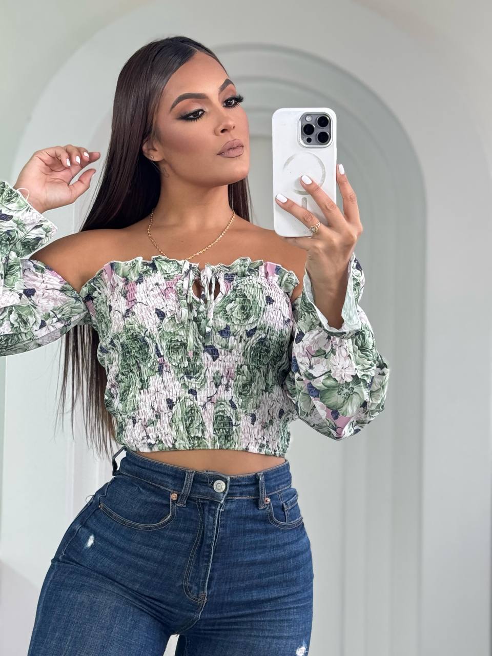BLUSA FLORAL
