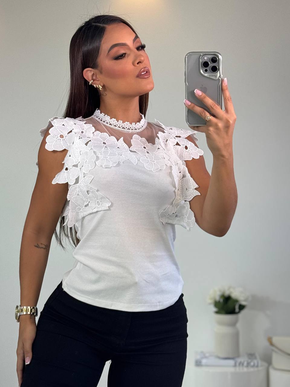 CAMISA FLORA